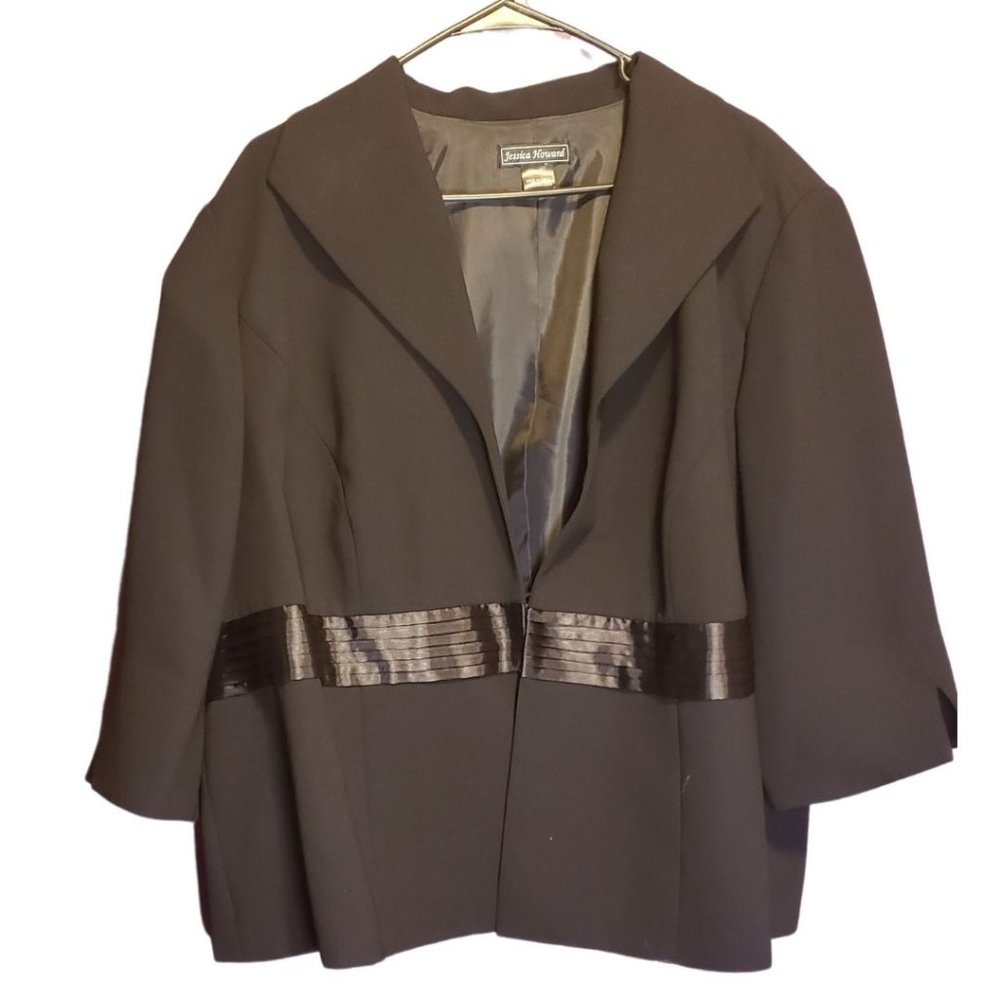 Jessica Howard Size 22 Black Blazer